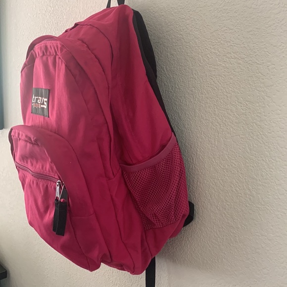 Trans by Jansport 17" Supermax Backpack - Hot Pink laptop + school supplies - Picture 14 of 16